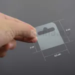 Agățători autoadezive din PVC cu perforație Eurohole, 4,5 x 5 cm