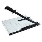 Ghilotină de hârtie A3 manuală cu marcaje de format, tăiere 38 cm, 12 coli