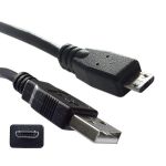 Cablu USB-A la microUSB Home, 1 m, pentru încărcare 5V/1A și transfer date
