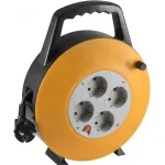 Prelungitor pe tambur 10 m cu 4 prize cu împământare, Home IP20