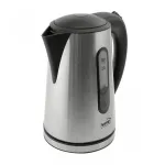 Fierbător electric Home 2200W, 1,7L, gri, perete dublu cu filtru detașabil