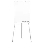 Flipchart magnetic 60x90 cm cu trepied telescopic 90–160 cm și cleme reglabile