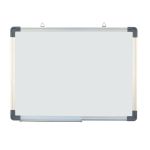 Tablă magnetică albă 90x120 cm, ramă aluminiu, pentru perete