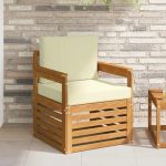 Set de canapele de exterior cu pernă natural 71 x 63 x 73 cm GartenMobel Dekor