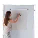 Suport magnetic pentru hartie flipchart cu agatatori reglabile, 70 cm, Procart