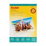 Hârtie foto Kodak A4 180 g lucioasă (Glossy), 20 coli pentru imprimare foto