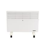 Radiator electric Leziter Asama 1500W cu termostat, IP24, alb