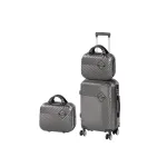 Set valize Leziter TraveLux Pro XII gri, ABS, cabină + bagaj de mână