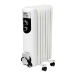 Radiator electric cu ulei 7 elementi, 1500W, cu termostat si 3 trepte de putere