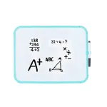Tablă magnetică albă 28x35,6 cm cu ramă din plastic și marker inclus