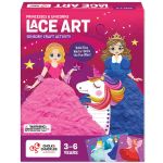 Arta cu sireturi pufoase - Printese & unicorni PlayLearn Toys