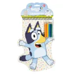 Carnetel de colorat cu creioane - Bluey PlayLearn Toys