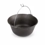 Ceaun din fontă naturală 7,2 L (32,5 cm) cu toartă, pentru foc deschis