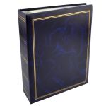 Album foto autoadeziv clasic 23x28 cm, 50 pagini, copertă eco albastră