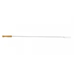 Frigăruie pentru prăjit slănină 76 cm din oțel inoxidabil, mâner lemn