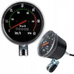 Kilometraj mecanic pentru bicicletă, vitezometru analog resetabil, cablu 86 cm