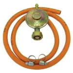 Regulator gaz pentru butelie GPL 30 mbar cu furtun 1,5 m si cleme