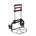 Carucior pliabil tip liza pentru transport marfa, maner telescopic, 100 kg