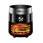 Friteuză cu aer cald ProCart AirFryer 1200W, 2.5L, display digital LED, negru-gri