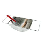 Mașină de pasat roșii manuală 29 cm, metal galvanizat și lemn