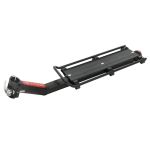 Portbagaj bicicletă universal din aluminiu, 50 kg, cu stop reflectorizant roșu