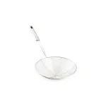 Sită din inox pentru scos carne și jumări, cu mâner inox, 40 cm