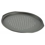 Tavă pentru pizza antiaderentă 33 cm, perforată, cu mâner – Perfect Home