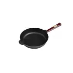 Tigaie adâncă din fontă Brizoll Optima-Bordo 26 cm cu capac, 60 mm