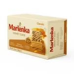 Tort Marlenka clasic cu miere si nuci, 100 g – desert moale, gata de savurat