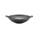 Wok mare din fontă Perfect Home, 36,6 cm, pentru sotare rapidă