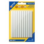 Batoane silicon 11 mm transparente pentru pistol de lipit, set 10 bucăți SMA