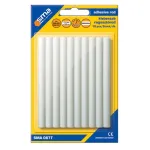 Batoane silicon 11 mm transparente pentru pistol de lipit, set 10 bucăți SMA