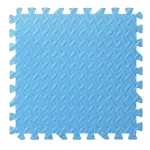 Covoraș puzzle XL din spumă EVA 60x60 cm, 2 cm grosime, 2 piese, albastru deschis