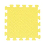 Covoraș puzzle XL din spumă EVA 2 cm, 2 piese 60x60, galben