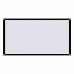 Ecran de proiecție 120 inch 16:9 din pânză, manual, portabil, montaj pe perete