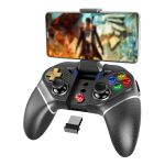 Gamepad wireless iPega Gold Warrior 2.4G pentru Android/iOS, suport telefon 6 inch
