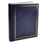 Album foto clasic albastru 25x29 cm, 10 file autoadezive, tip carte, spatiu notite