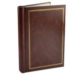 Album foto clasic maro 25x29 cm, 10 file autoadezive, pagini cartonate, spatiu notite