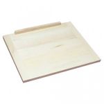 Blat din lemn pentru aluat 60x40 cm, din plop, grosime 1,5 cm