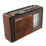 Radio portabil retro Leotec LT-30LW cu 7 benzi, FM/AM/SW/LW, priza sau baterii