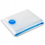 Sac de vidat pentru haine și textile 60x80 cm, reutilizabil, transparent, cu supapă