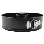 Tavă de copt non-stick 24,5 cm cu fund detașabil, 2 baze (rotundă și chec)