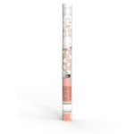 Tun confetti cu porumbei albi pentru nuntă, 60 cm, design elegant roz pudră