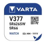Baterie Varta V377/SR66 (SR626SW) 1.55V pentru ceas, 6.8 mm