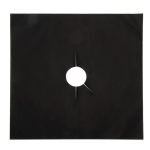 Set 10 folii teflon antiaderente pentru protecția aragazului, 27x27 cm, 260°C