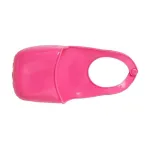 Suport burete vase din silicon roz, cu prindere pe robinet si orificii de scurgere