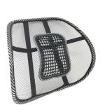 Suport lombar universal pentru scaun auto si birou, cu zona de masaj, 39x39 cm, negru