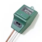 Tester de sol 3 in 1 pentru pH, umiditate si lumina, cu 2 sonde, 29,3 cm