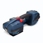 Aparat electric portabil pentru legat bandă PP/PET 12–16,5 mm, cu acumulator