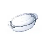 Vas termorezistent oval cu capac Pyrex Irresistible 5,8L, sticlă borosilicată